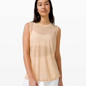 Lululemon All Yours Tank - Boyfriend Cut - City Camo Burnout Pattern